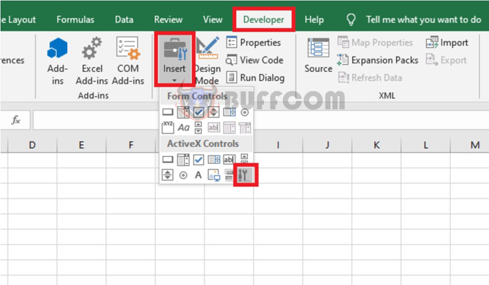 Instructions for inserting video or audio files into Excel