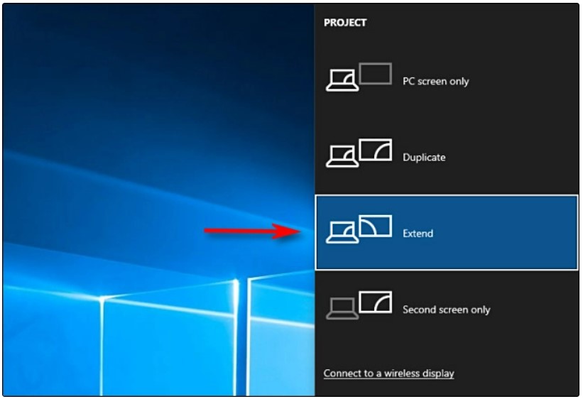 Moving a window to another screen on Windows 10 1