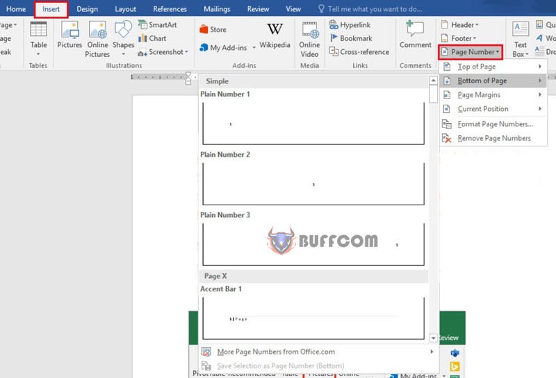 Number the pages and create an automatic table of contents