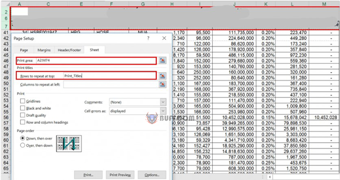 Quick Formatting and Printing in Excel