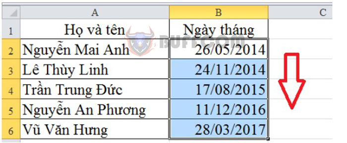 Simple way to convert number series to dates in