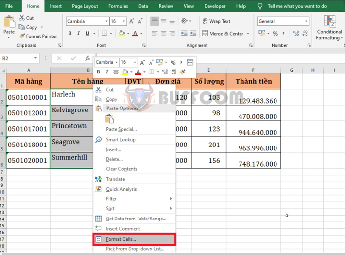 The quickest way to align data in Excel cells