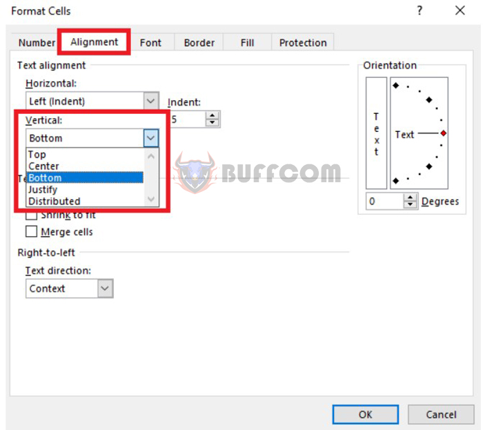 The quickest way to align data in Excel cells