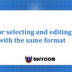Tip for selecting and editing text with the same format in Word