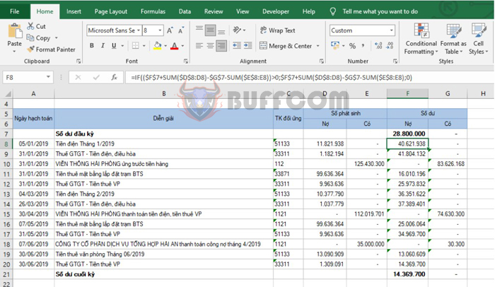 Tips for Calculating Debit and Credit Balances for Accounting Accounts in Excel