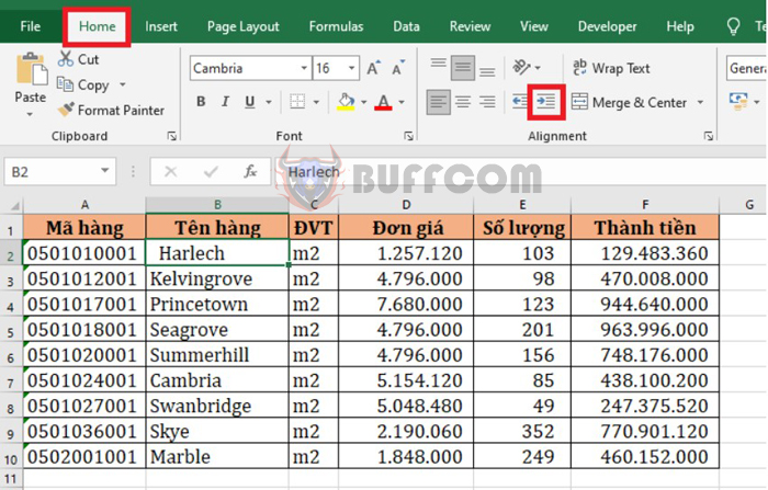 Tips for indenting text in Microsoft Excel