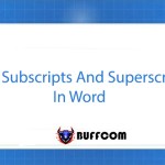 How To Type Subscripts And Superscripts In Word