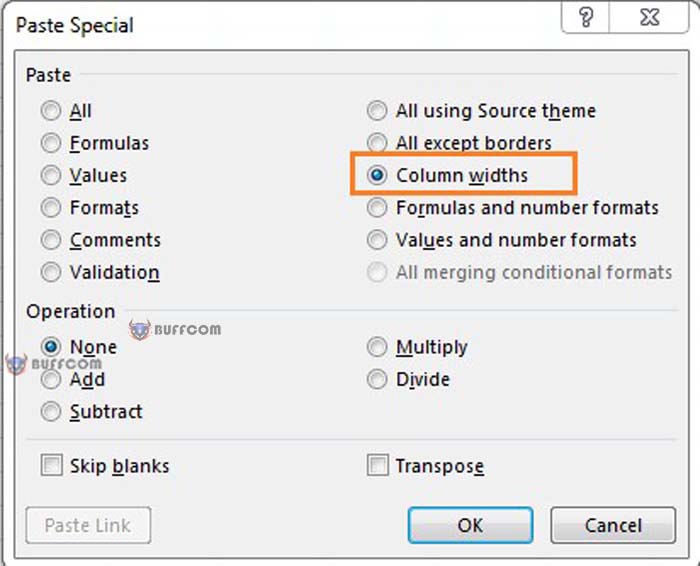 10 ways to use Paste feature in Excel