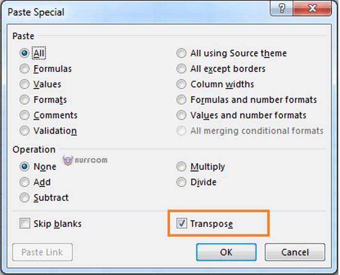 10 ways to use Paste feature in Excel