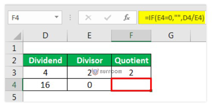 How to resolve error functions in Excel