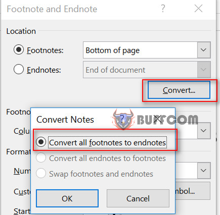 How to add footnote and endnote references in Word 2013