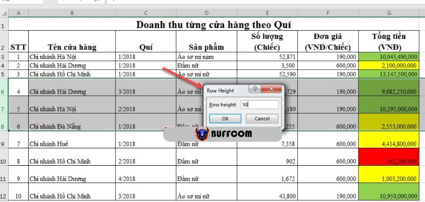 gian dong trong excel 3