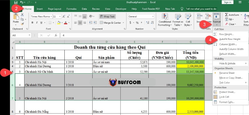 gian dong trong excel 4