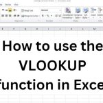 What is the VLOOKUP function? What is the function of the VLOOKUP function?