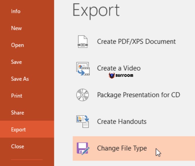 Saving PowerPoint with multiple formats 2023