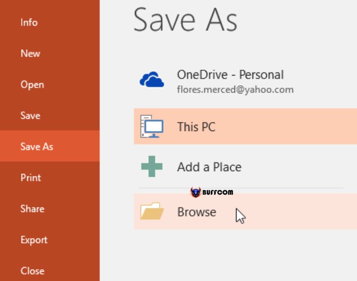 Saving PowerPoint with multiple formats 2023