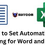 How to Set Automatic File Saving for Word and Excel