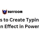 Steps to Create Typing Animation Effect in PowerPoint