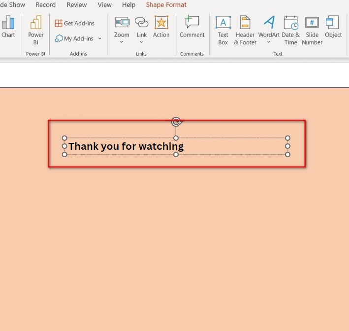 Steps to Create Typing Animation Effect in PowerPoint