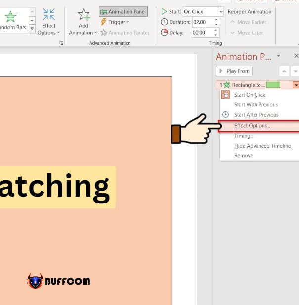 Steps to Create Typing Animation Effect in PowerPoint