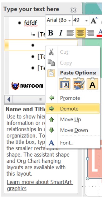 Draw a mind map in PowerPoint