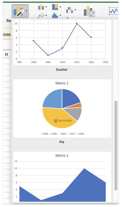 How to choose appropriate visual images for Excel data