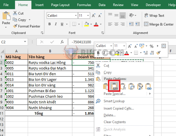 2 Simple ways to convert negative numbers to positive in Excel 