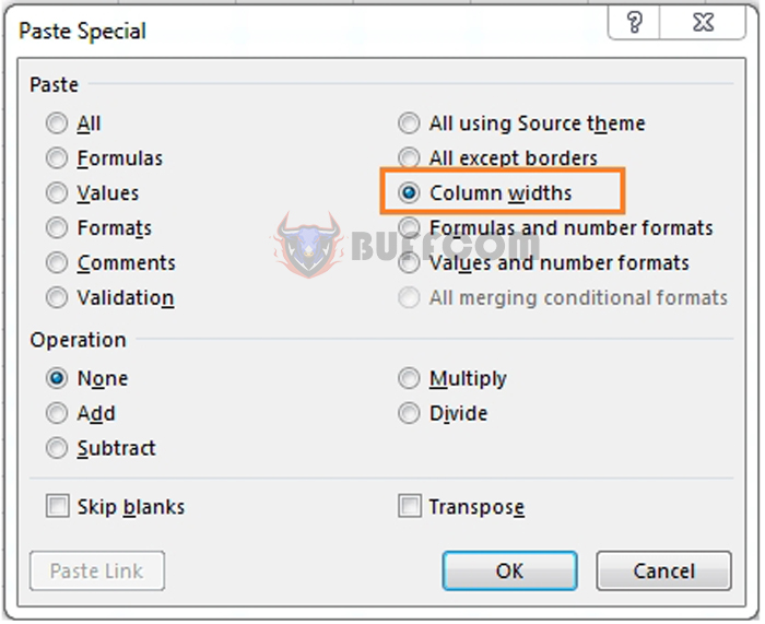 5 ways to use the Paste feature in Excel