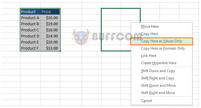 5 ways to use the Paste feature in Excel