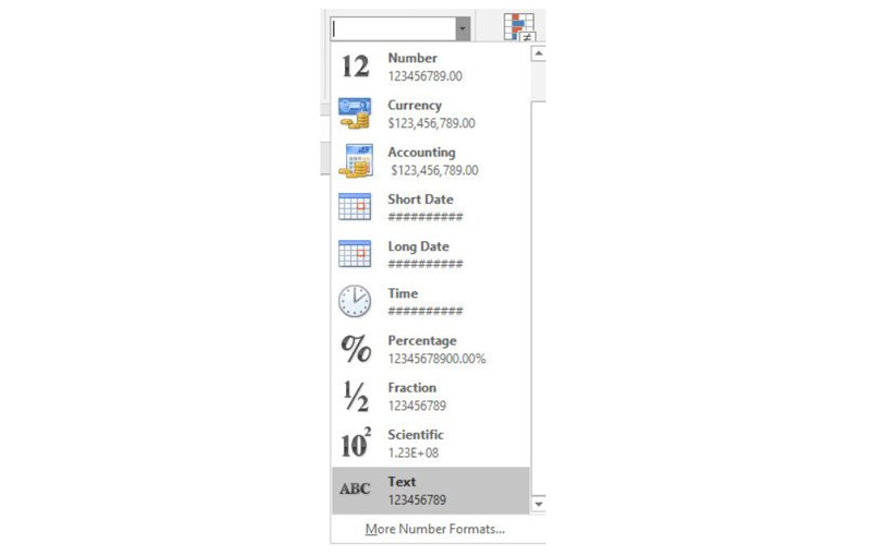 Add Leading Zeros To Numbers In Excel 1