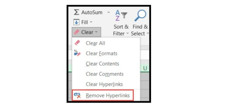 Add and Remove Hyperlinks in Excel 12