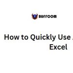 How to Quickly Use AutoSum in Excel