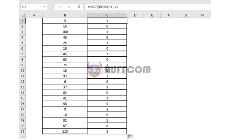 Calculate the Sum of All Nth Rows In Excel 2