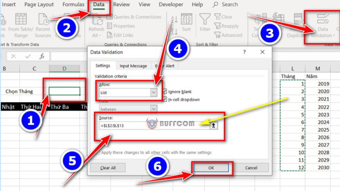 How to Create an Automated Calendar in Excel