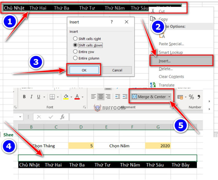 How to Create an Automated Calendar in Excel