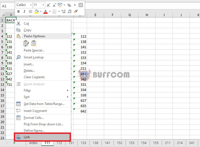 Creating A Table Of Contents For Sheets In Excel 5