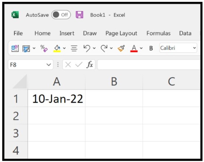 Date in Excel 1