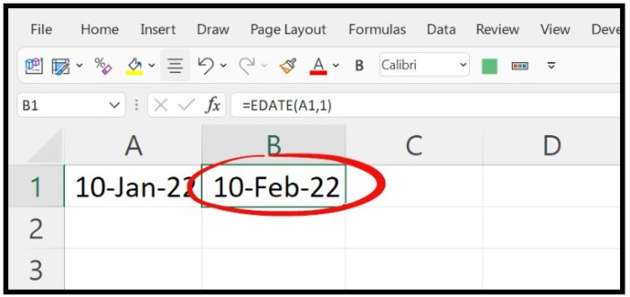 Date in Excel 2