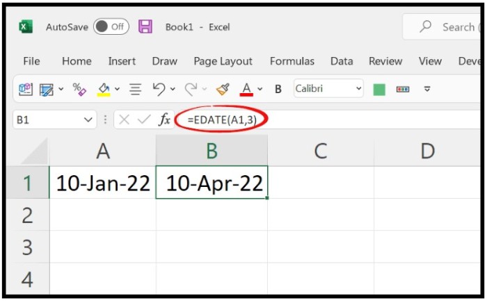 Date in Excel 5