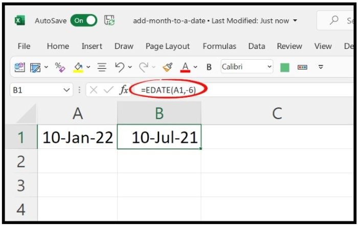 Date in Excel 6