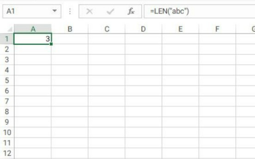 Excels LEN Function 2