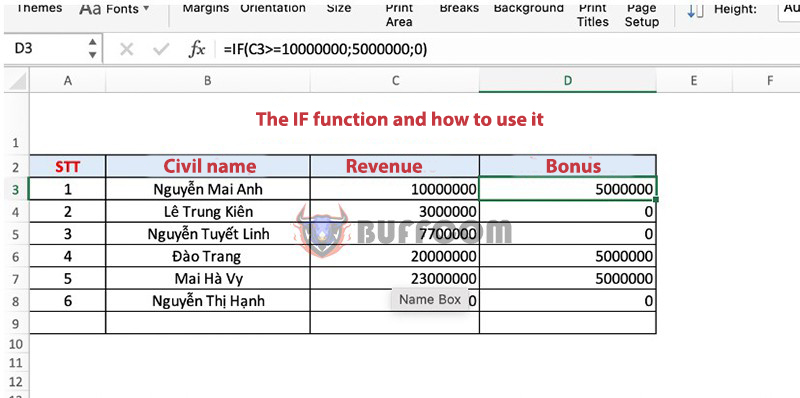 Functions And Excel Features 6