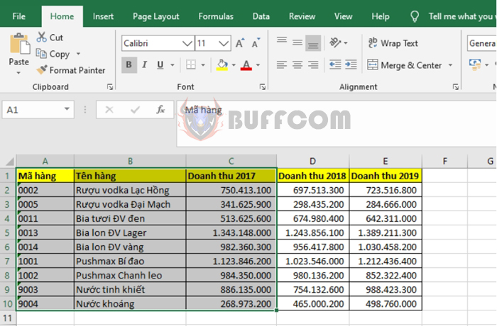 Guide to drawing a horizontal bar chart in Excel