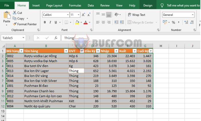 Here's why you should use Table format in Excel