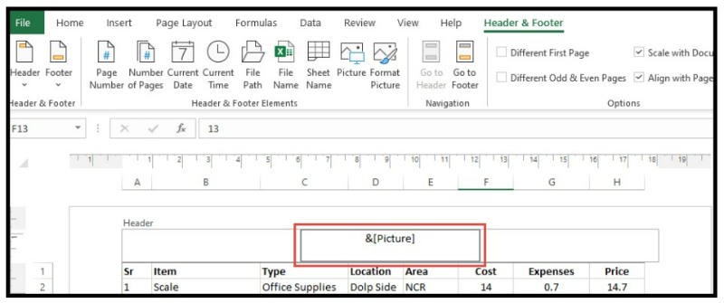 How to Add Watermark in Excel 4