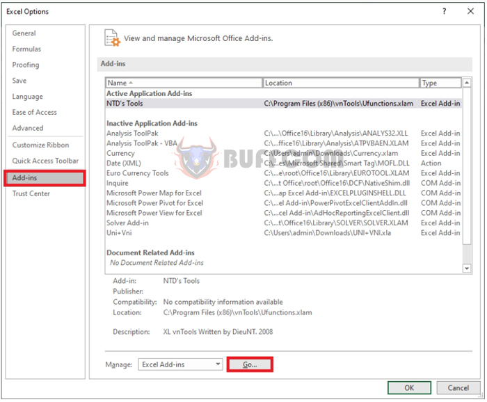 How to Disable and Delete Add ins in Excel