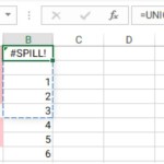 How to Fix #SPILL! Error of Unique Function in Excel