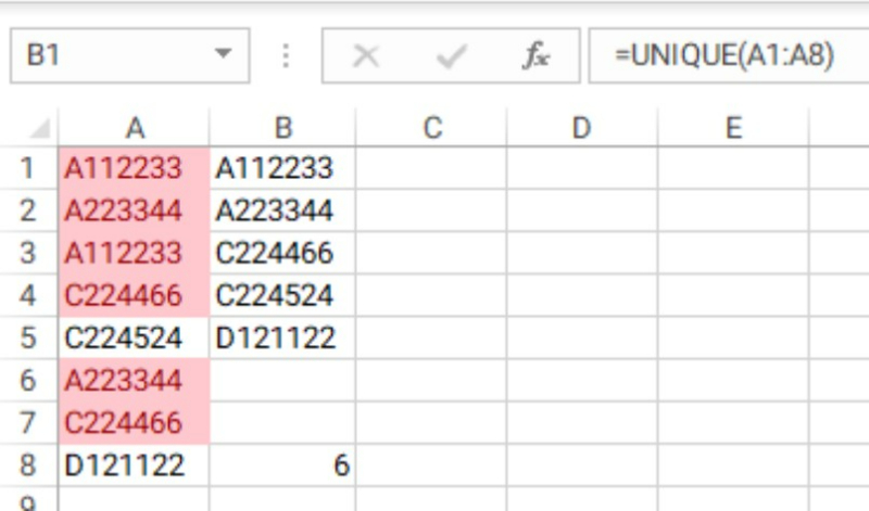 How to Fix SPILL Error of Unique Function in Excel 5