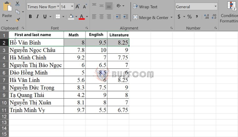 How to Highlight in Excel 1