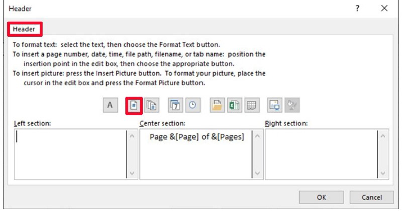 How to Number Pages in Excel 4